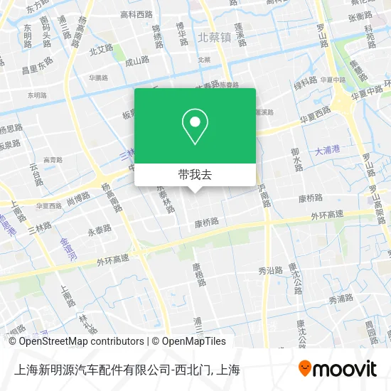 上海新明源汽车配件有限公司-西北门地图