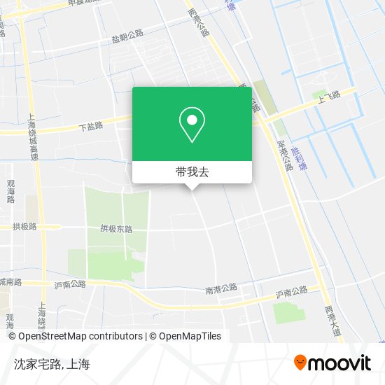 沈家宅路地图