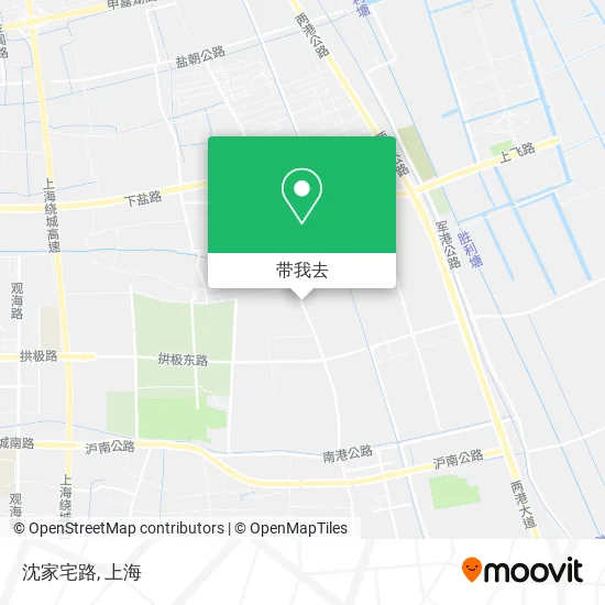 沈家宅路地图