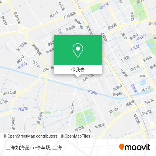 上海如海超市-停车场地图