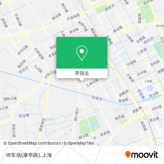 停车场(康亭路)地图