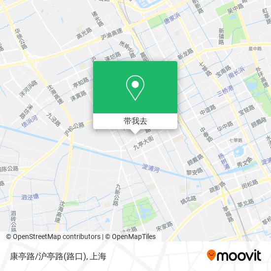康亭路/沪亭路(路口)地图