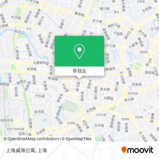 上海威海公寓地图