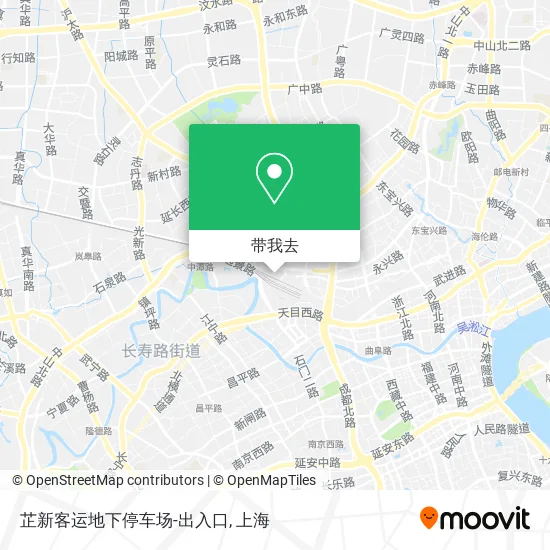 芷新客运地下停车场-出入口地图