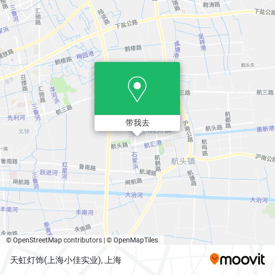 天虹灯饰(上海小佳实业)地图