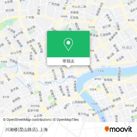 川湘楼(昆山路店)地图