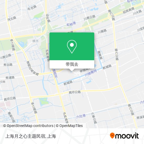 上海月之心主题民宿地图