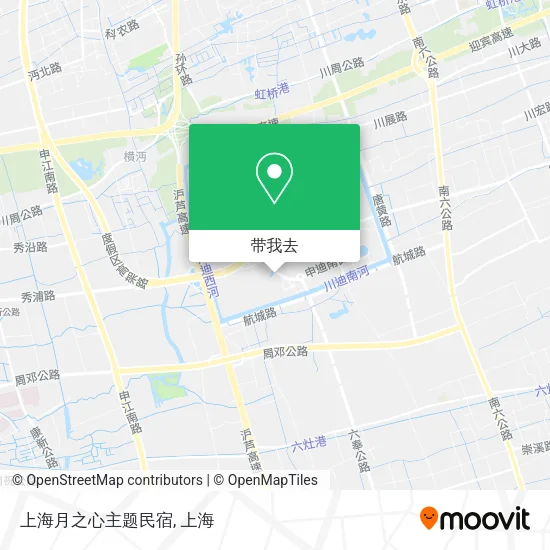 上海月之心主题民宿地图