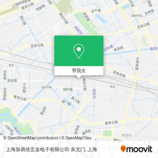 上海加易佳五金电子有限公司-东北门地图