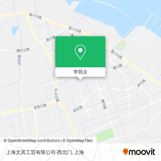 上海文其工贸有限公司-西北门地图