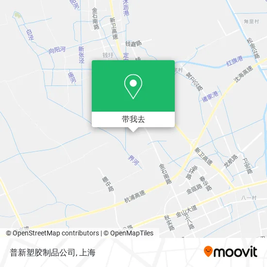普新塑胶制品公司地图