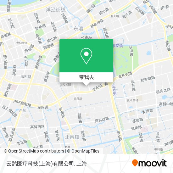 云鹊医疗科技(上海)有限公司地图
