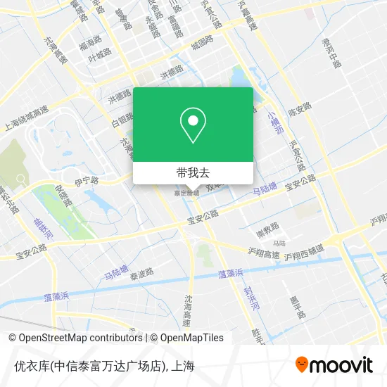 优衣库(中信泰富万达广场店)地图