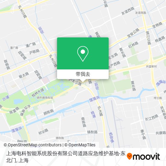 上海电科智能系统股份有限公司道路应急维护基地-东北门地图