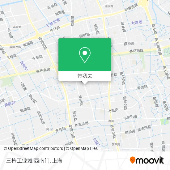 三枪工业城-西南门地图