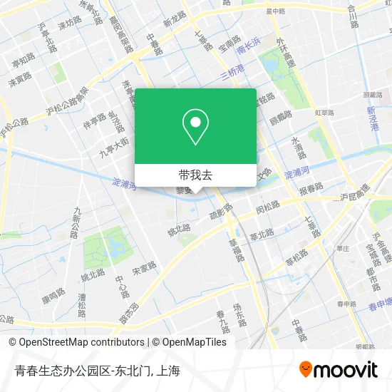 青春生态办公园区-东北门地图