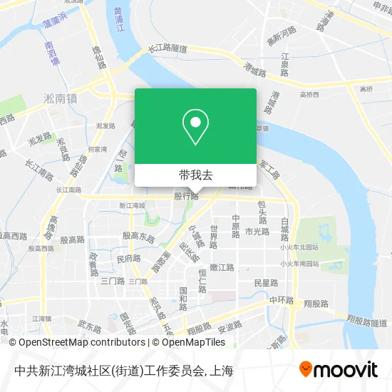 中共新江湾城社区(街道)工作委员会地图