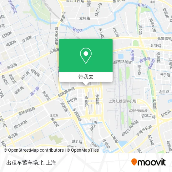 出租车蓄车场北地图