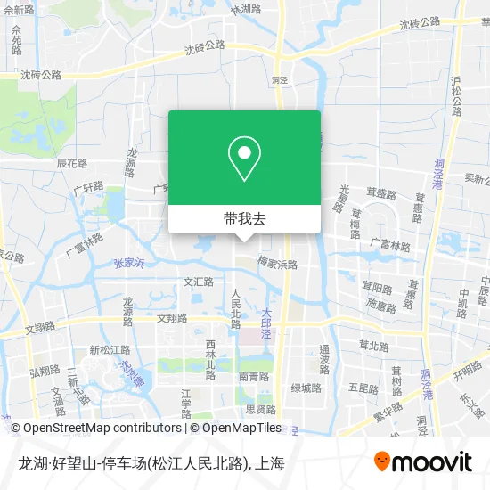 龙湖·好望山-停车场(松江人民北路)地图