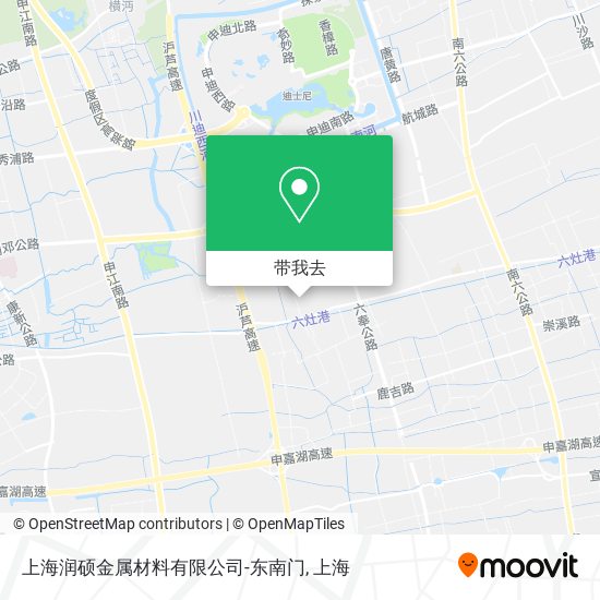 上海润硕金属材料有限公司-东南门地图