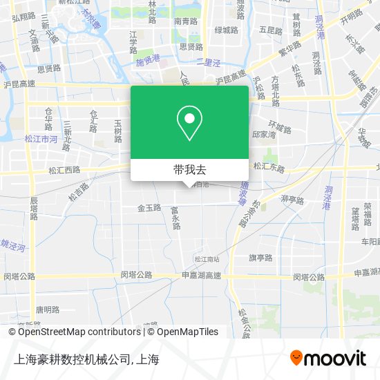 上海豪耕数控机械公司地图