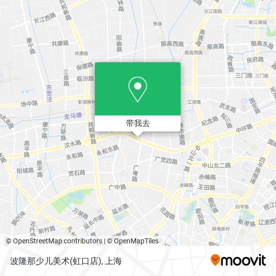 波隆那少儿美术(虹口店)地图