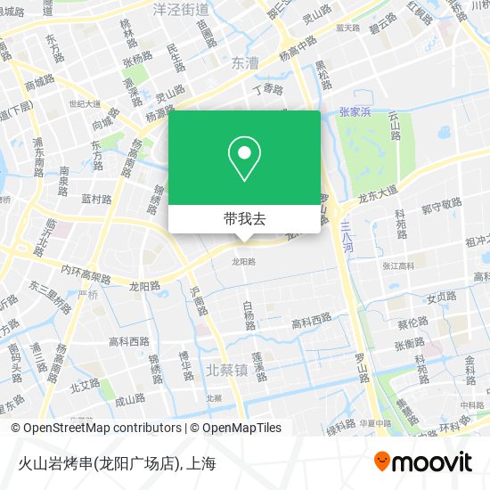 火山岩烤串(龙阳广场店)地图