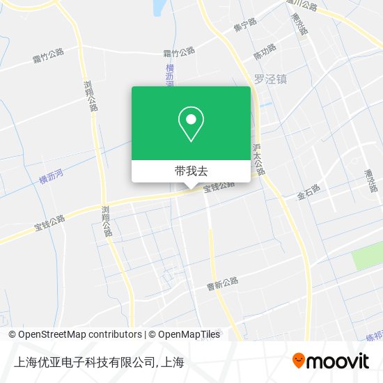 上海优亚电子科技有限公司地图