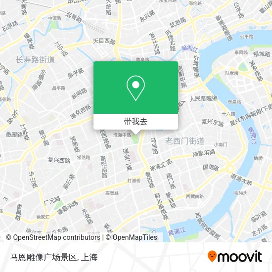 马恩雕像广场景区地图