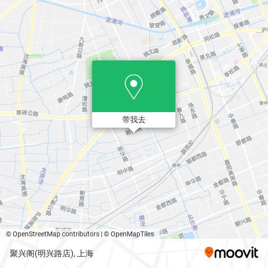聚兴阁(明兴路店)地图