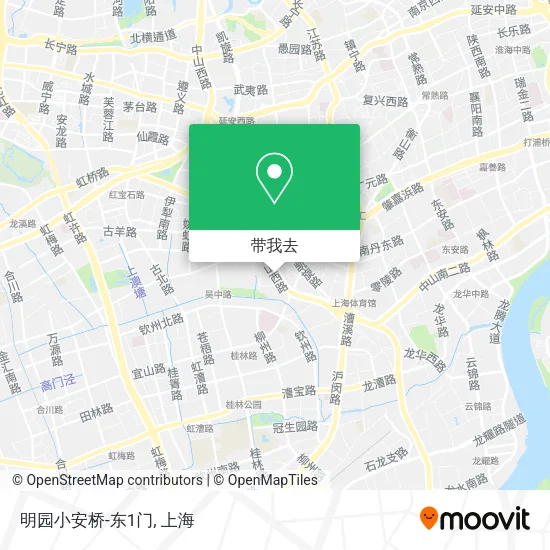 明园小安桥-东1门地图