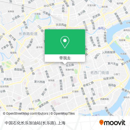 中国石化长乐加油站(长乐路)地图