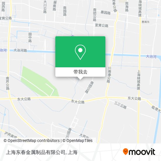 上海东春金属制品有限公司地图