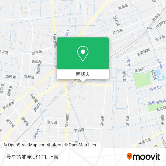 晨星茜浦苑-北1门地图