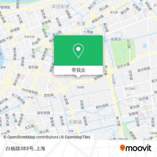 白杨路383号地图