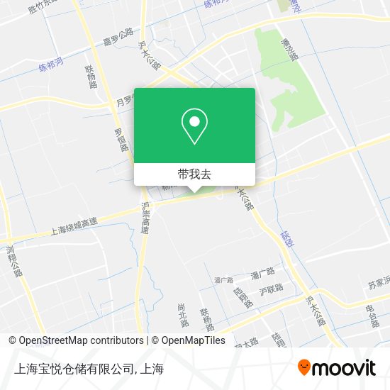 上海宝悦仓储有限公司地图