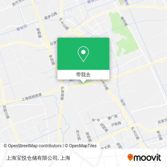 上海宝悦仓储有限公司地图