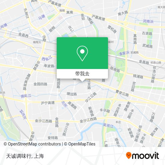 天诚调味行地图
