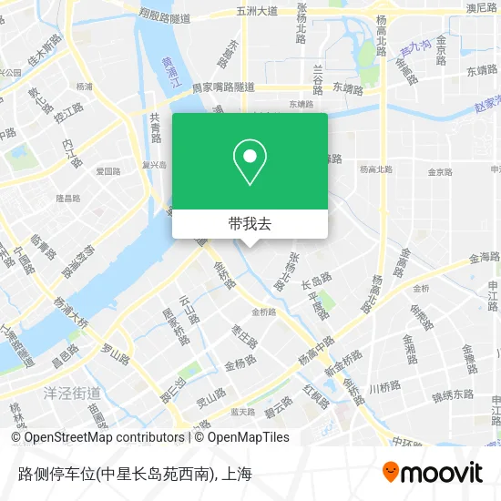 路侧停车位(中星长岛苑西南)地图