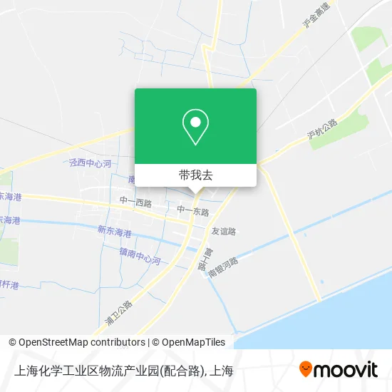 上海化学工业区物流产业园(配合路)地图