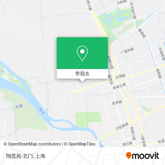 翔昆苑-北门地图