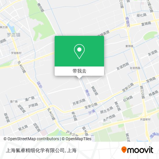 上海氟睿精细化学有限公司地图