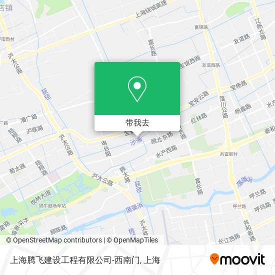上海腾飞建设工程有限公司-西南门地图