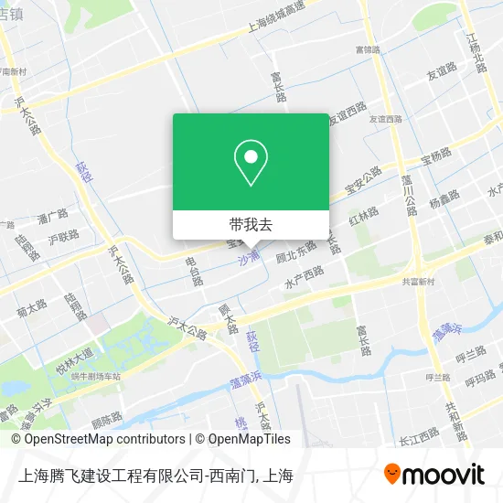 上海腾飞建设工程有限公司-西南门地图