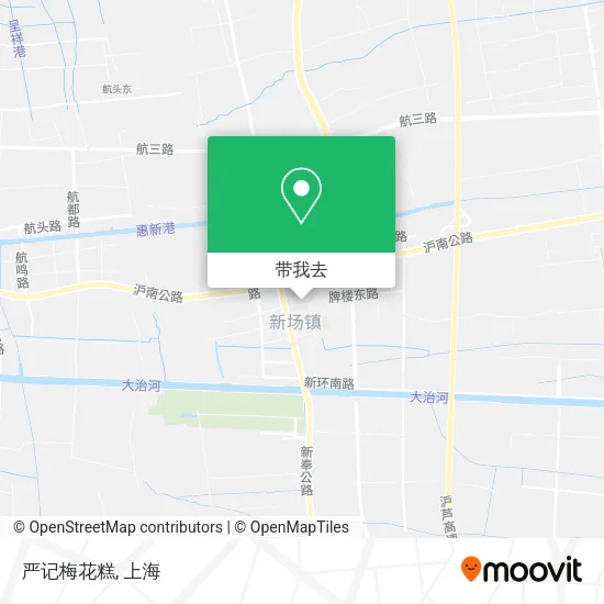严记梅花糕地图