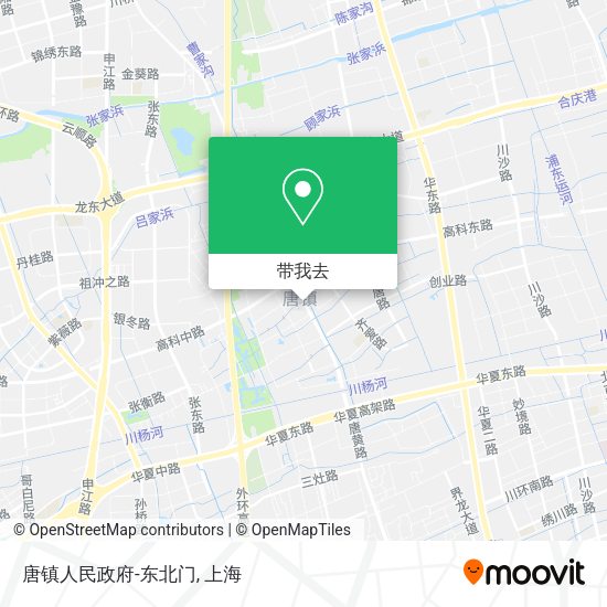 唐镇人民政府-东北门地图