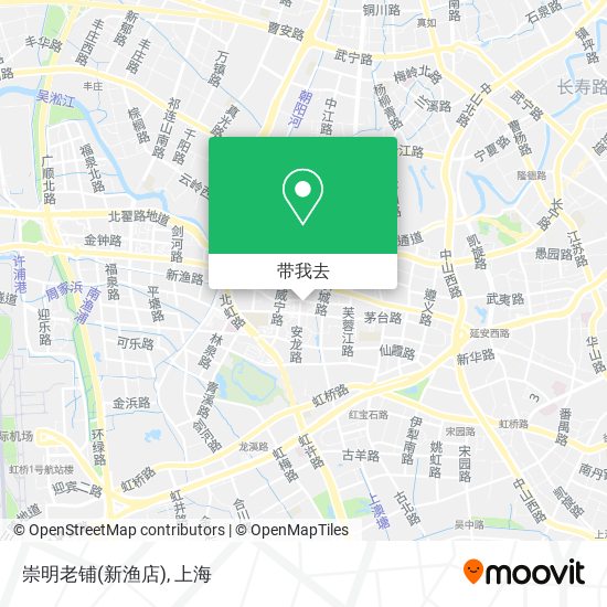 崇明老铺(新渔店)地图