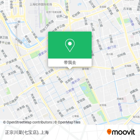 正宗川菜(七宝店)地图