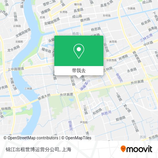 锦江出租世博运营分公司地图