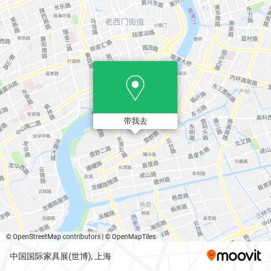 中国国际家具展(世博)地图